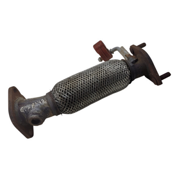 Tubo Escapamento Malha Flexivel Hyundai Hb20 1.6 2013 2019 Prateado