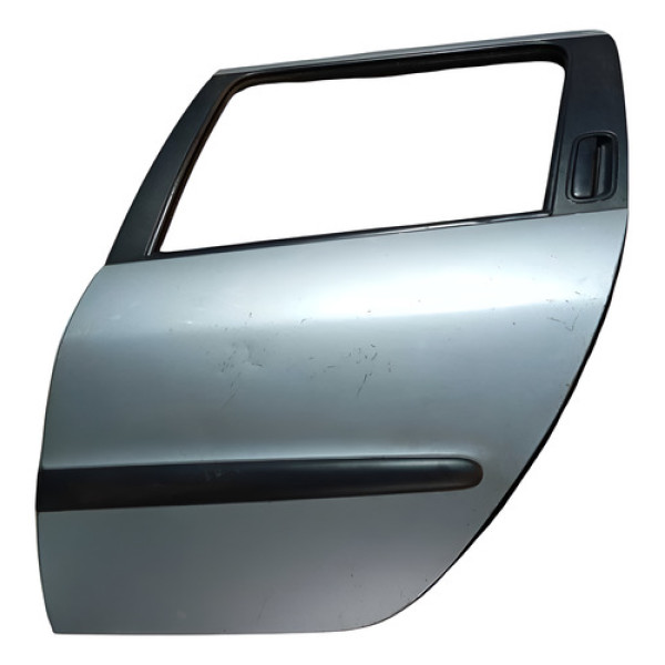 Porta Traseira Le Peugeot 206 Sw 2005 Traseira Esquerda Prata
