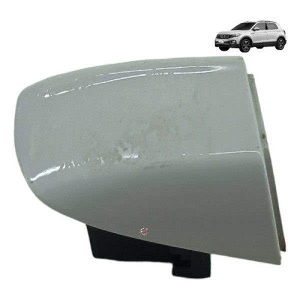 Acabamento Maçaneta Exter. Dianteira Direita Vw T-cross 2023 Branca Dianteira