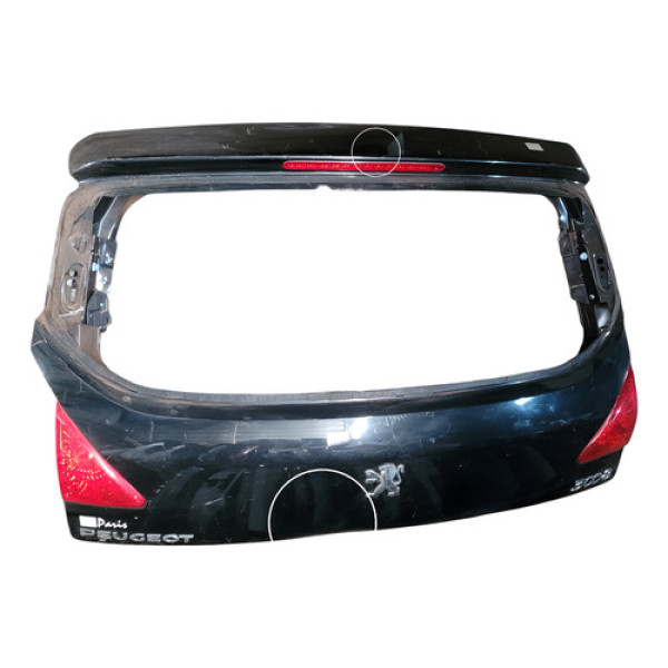 Tampa Traseira Peugeot 308 2012 Preto