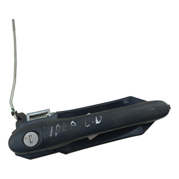 Maçaneta Externa Diant Direita Fiat Idea 2012 Preto Dianteira