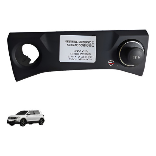 Moldura Tomada 12v Volks. T-cross 1.4 2023