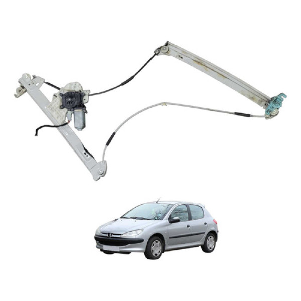  Maquina Vidro Eletrico Dianteiro Direita Peugeot 206 2008