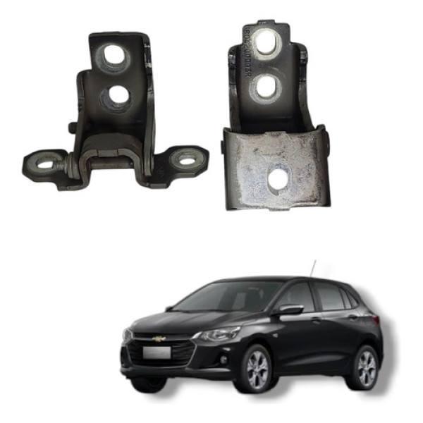 Par Dobradiça Dianteira Esquerda Gm Onix Turbo 2020 2023