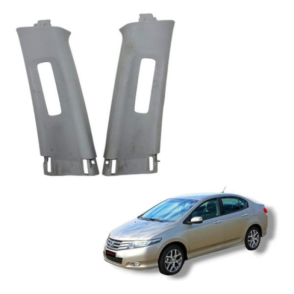 Para Acabamento Superior Coluna Honda City 2009 A 2013