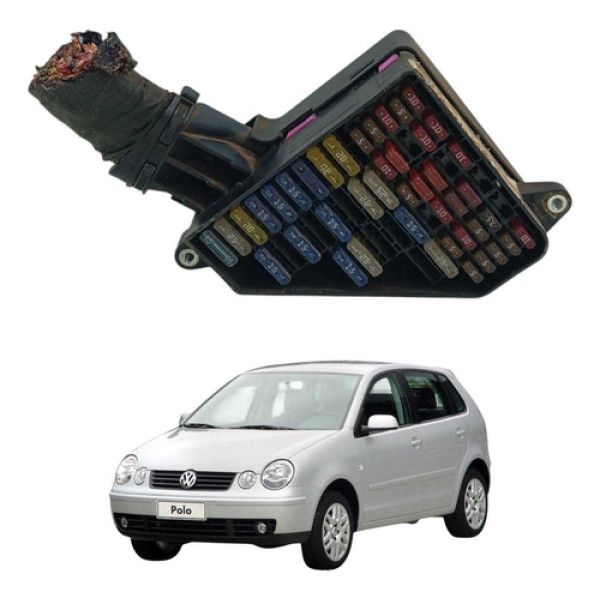 Caixa Fusiveis Vw Polo 1.6 2006 6q1970019c
