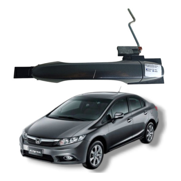 Maçaneta Externa Traseira Esquerda Honda Civic Lxs 2012 2016