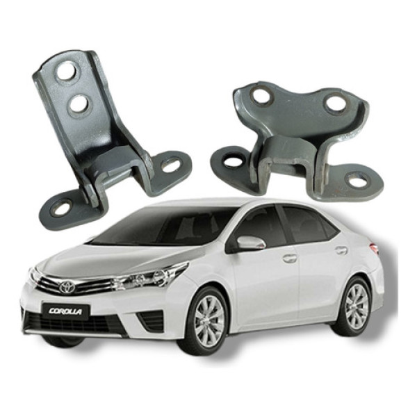 Par Dobradiças Porta Dianteira Direita Toyota Corolla 2016