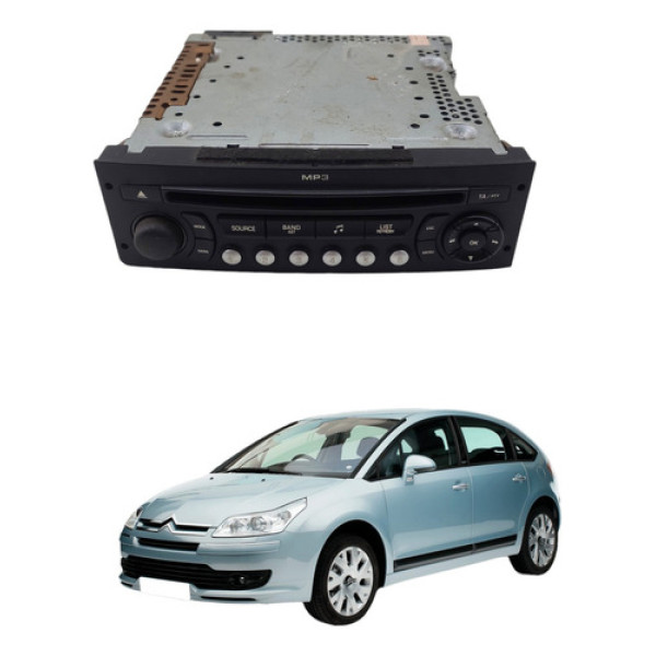 Rádio Som Cd Citroen C4 Pallas 2008 A 2010