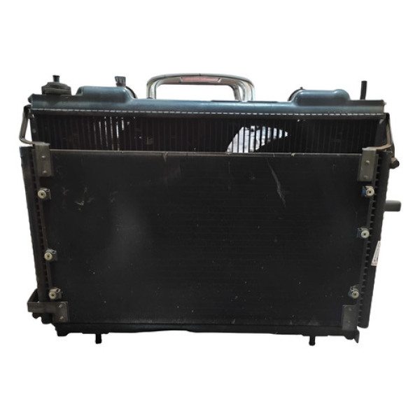 Kit Radiador Condensador Fiat Marea 2004 Bc448003984 Preto