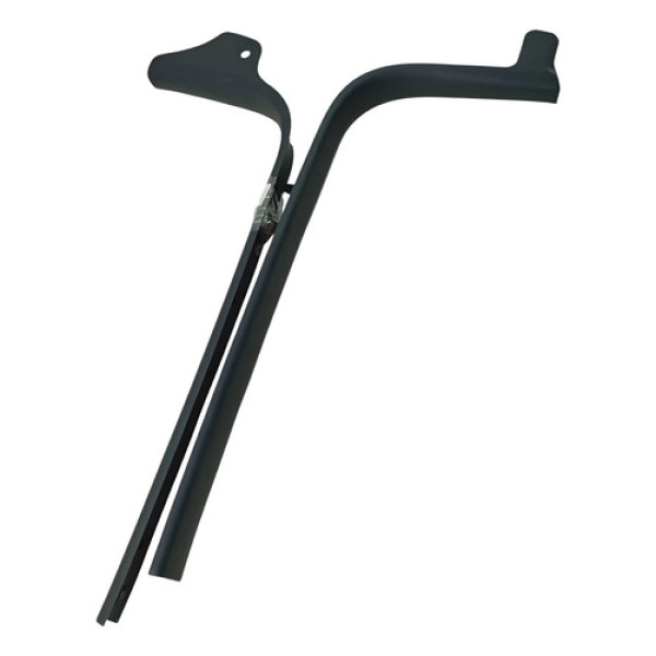 Par Frisos Portas Dianteira Citroen C4 Hatch 2010 9658735977 Preto