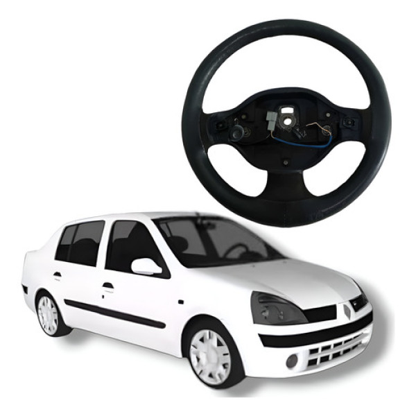 Volante Motorista Renault Clio Megane 2004 Reconstruido
