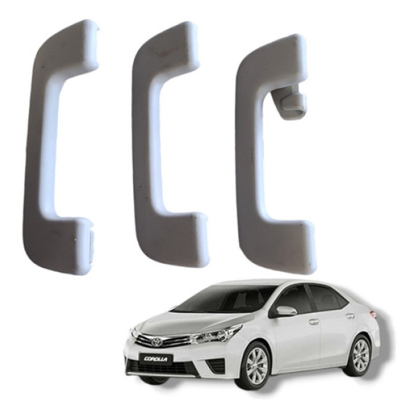 Jogo Alça Puxador Puta Que Pariu Toyota Corolla 2016 Orig