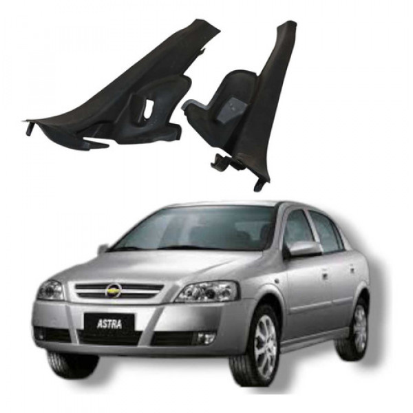 Par Acabamento Inferior Traseiro Chevrolet Astra Sedan 2010