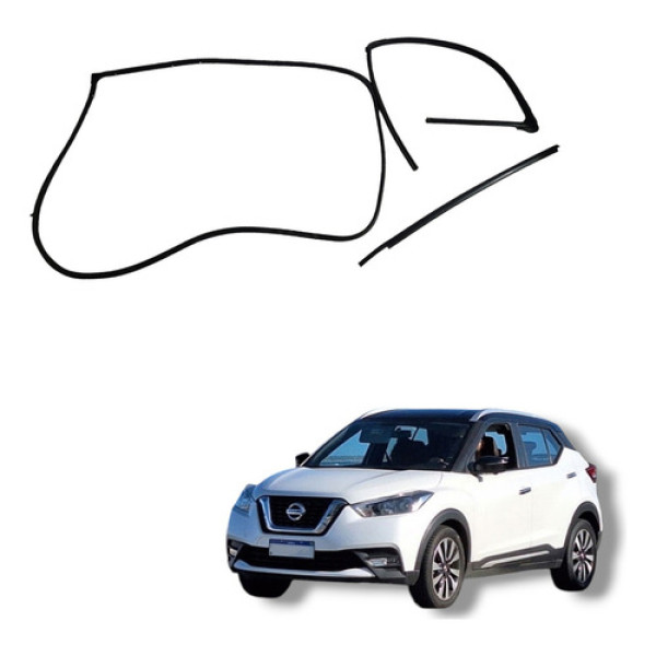 Jogo Borracha Porta Dianteira Esquerda Nissan Kicks 2016 22