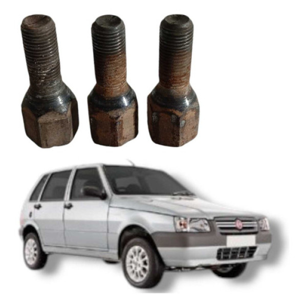 Kit Parafuso Roda Fiat Uno Mille Fire Flex 2008