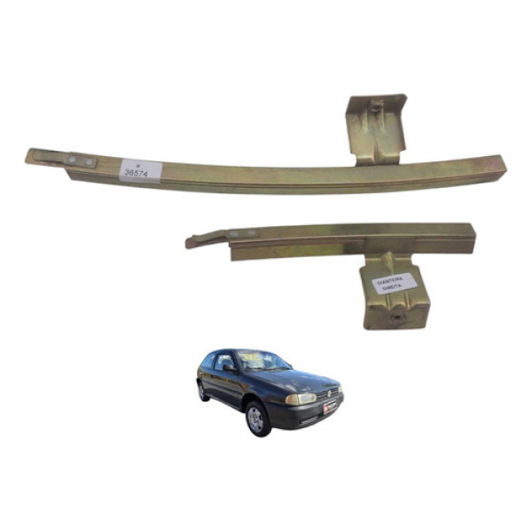 Guia Vidro Lado Direito Volkswagen Gol G2 G3 1996 2002 Dourado