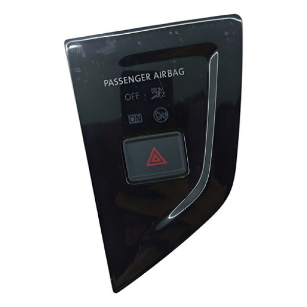 Botao Pisca Alerta Moldura Vw Nivus 2023 Preto