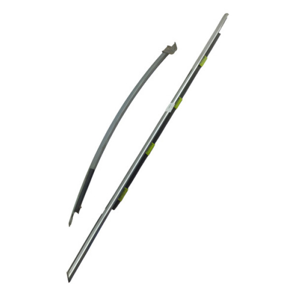 Kit Pestana Guia Dianteira Esquerda Honda Civic 1999 Cromado