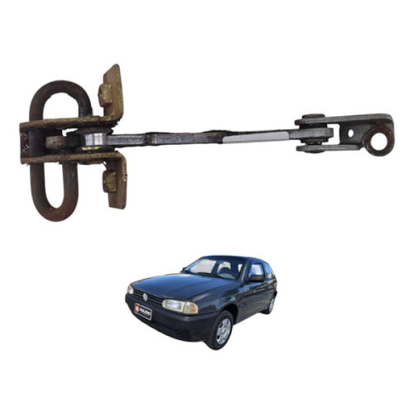 Limitador Porta Dianteira Direita Vw  Gol G2 2002 Prata