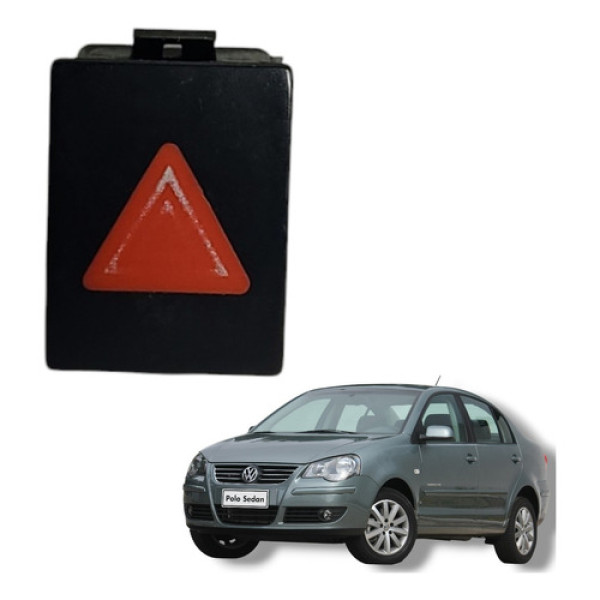 Botão Pisca Alerta Volks. Polo Comfortline 2008 2013
