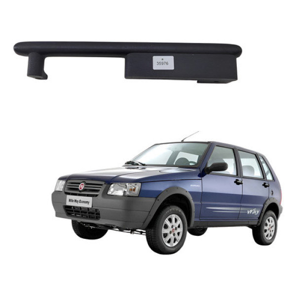  Puxador Porta Dianteiro Le Fiat Uno Fiorino 2012 1897492 Preto