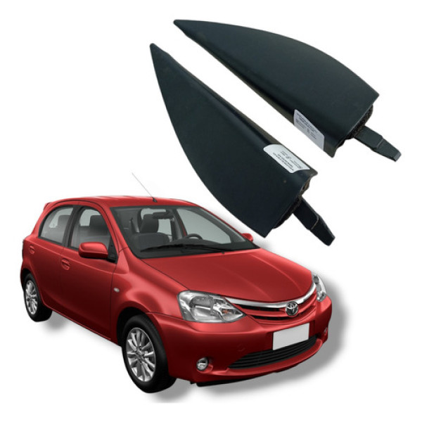 Par Acabamento Interno Porta Traseira Toyota Etios 2012 2020