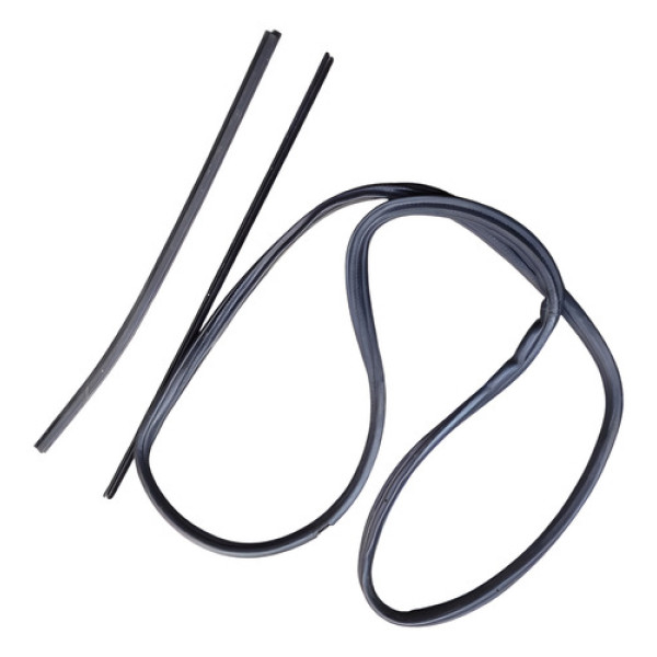 Kit Borracha Pestana Porta Direita Ford Ka Flex 7s55b21978 Preto