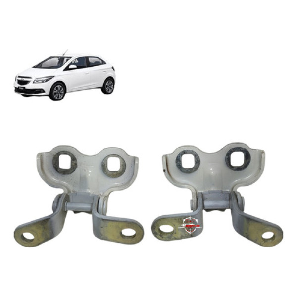 Par Limitador Porta Traseira Esquerda Chevrolet Onix 2014
