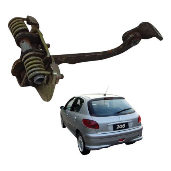Limitador Porta Traseira Esquerda Peugeot 206 2000 2008