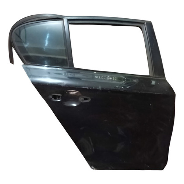 Porta Traseira Lado Esquerdo Bmw 118i 2009 Traseira Esquerda Preto
