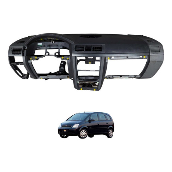 Capa Painel Chevrolet Meriva Joy 2003 2011 93394776 Preto .
