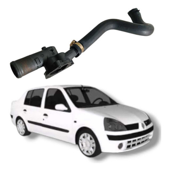 Carcaça Cano Válvula Termostática Renault Clio Megane 1.0 04