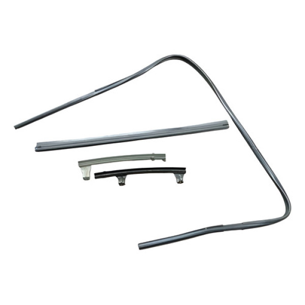  Kit Borracha Pestana Guia Vidro Toyota Etios 2015 Diant Ld Cinza