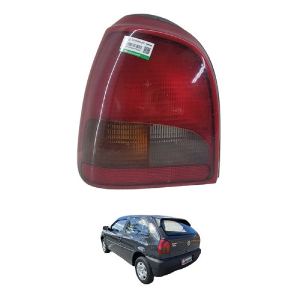 Lanterna Esquerda Vw Gol G2 1996 2002 377945111 Esquerdo/motorista Vermelha