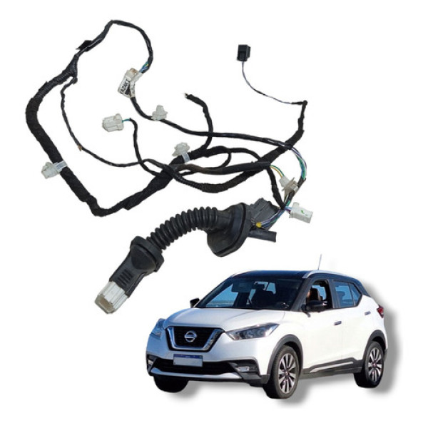 Chicote Porta Traseiro Esquerdo Nissan Kicks 2016 A 2020