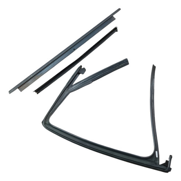  Kit Borracha Pestana Porta Tras Ld Audi A1 1.4 2014 Prateado