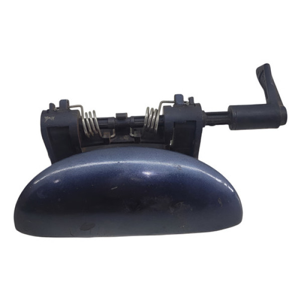 Maçaneta Externa Tras Esquerda Peugeot 206 207 2005 2010 Azul Traseira
