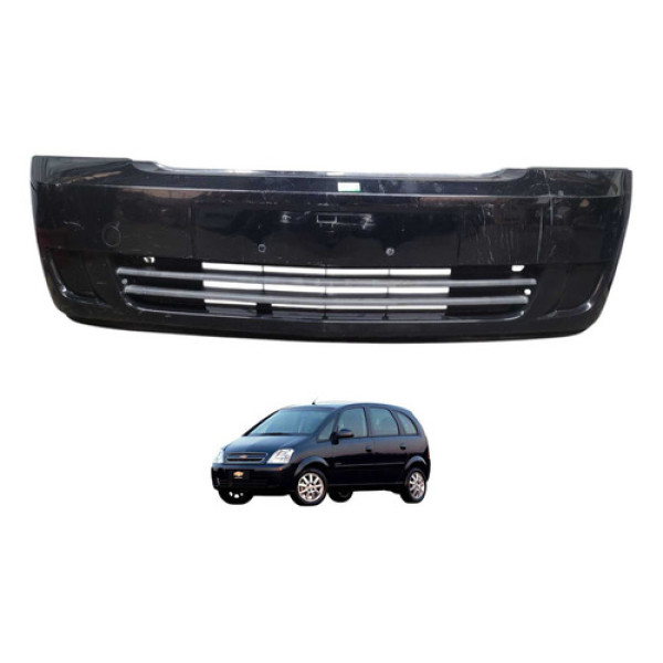 Parachoque Dianteiro Chevrolet Meriva 2003 2011 933496  Preto