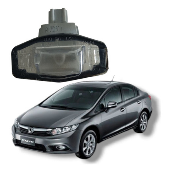 Luz Placa Lanterna Honda Civic Lxs 2012 2016