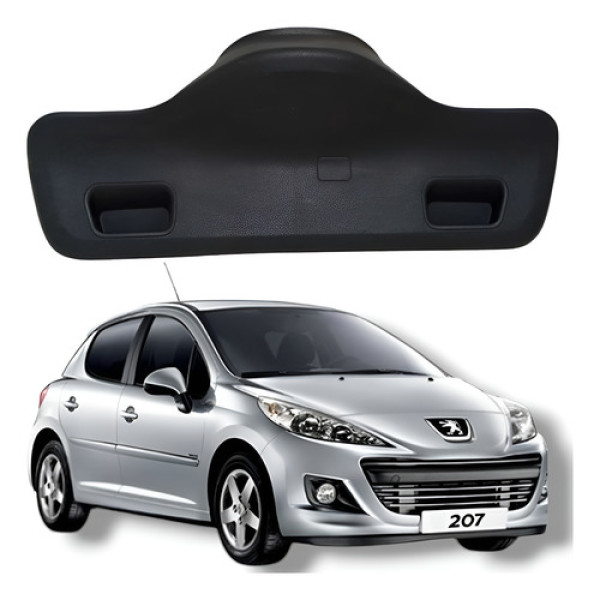  Acabamento Tampa Porta Malas Peugeot 207 2010 Preto