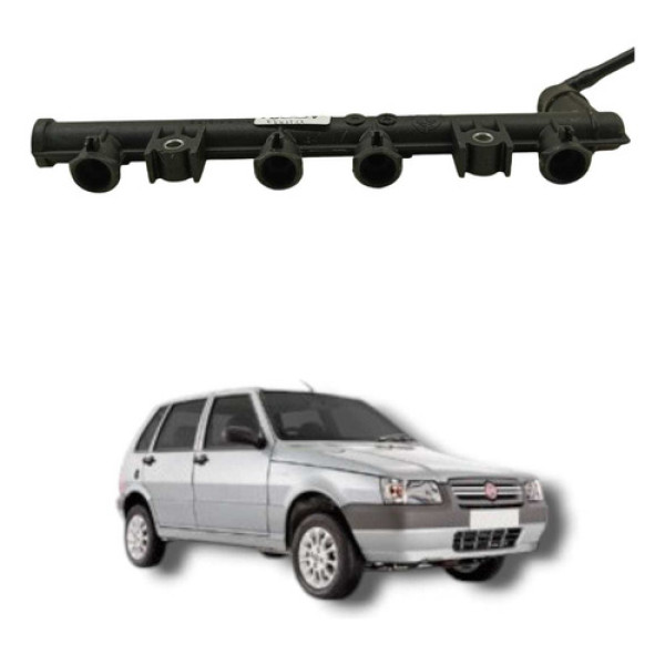 Flauta Bico Injetor Fiat Uno Mille Fire Flex 1.0 2008