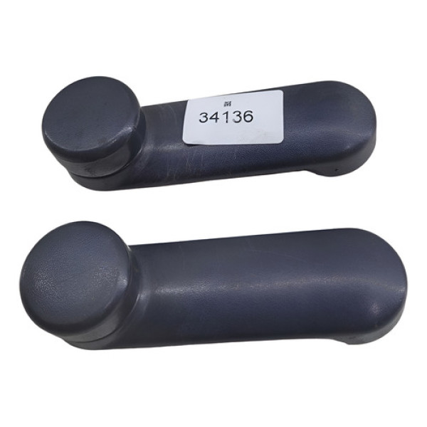  Par Manivela Vidro Manual Gm Celta Life 2011 90224834 Preto