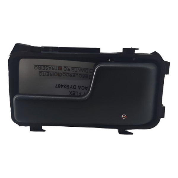 Maçaneta Interna Tras. Direita Fiat Uno Mille Fire 1.0 2007 Preto Traseira