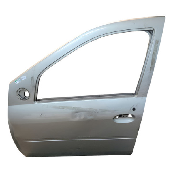Porta Dianteira Esquerda Renault Logan 2007 2013 Com Detalhe Dianteira Esquerda Cinza