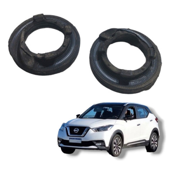 Par Calço Superior Mola Traseira Nissan Kicks 2016 2020