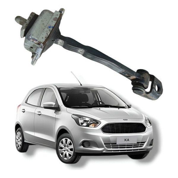 Limitador Porta Dianteira Direita Ford Ka 2017 Dianteira Direita Preto