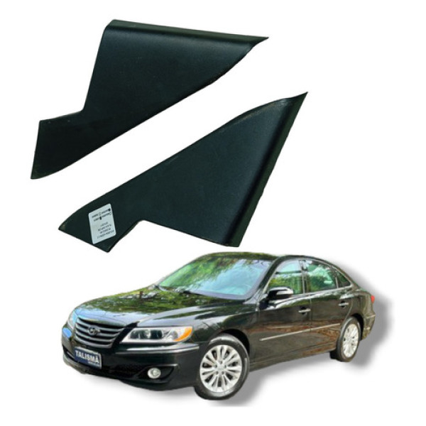 Par Acabamento Interno Retrovisor Hyundai Azera 2006 A 2011