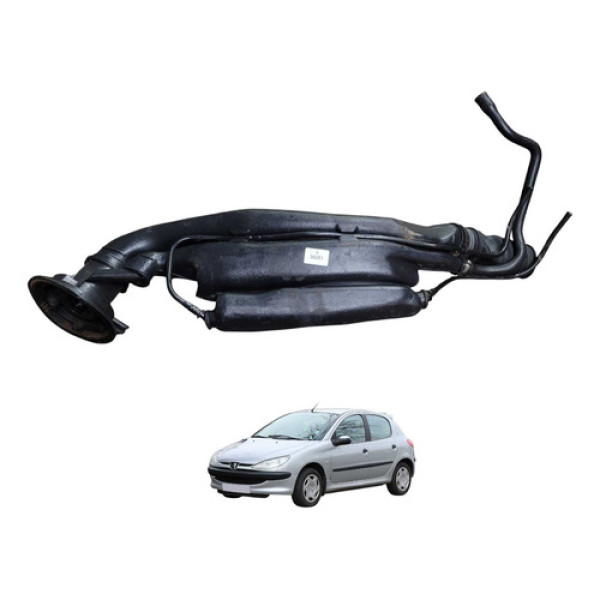 Gargalo Tanque Combustivel Peugeot 206 1.4 Flex 2007 2008 Preto