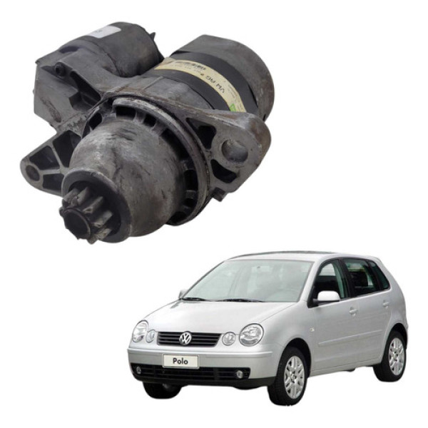 Motor Arranque Polo Fox Saveiro Gol G5 G6 1.6 2014 02t911023